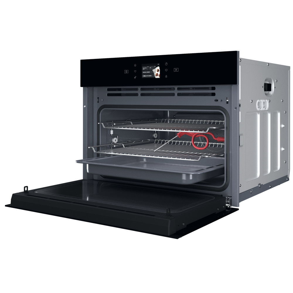 Bauknecht Magnetron Inbouw BCW11O7FHTSK Zwart Elektronisch 53 Combimagnetron 950 Perspective open