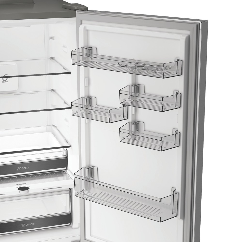 Whirlpool Réfrigérateur combiné Pose-libre WHK 22373 X6EA ARC 764 Manhattan Gray 2 portes Drawer