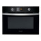 Indesit Four à micro-ondes Encastrable MWI 3445 BL Noir Électronique 40 Micro-ondes combiné 900 Frontal