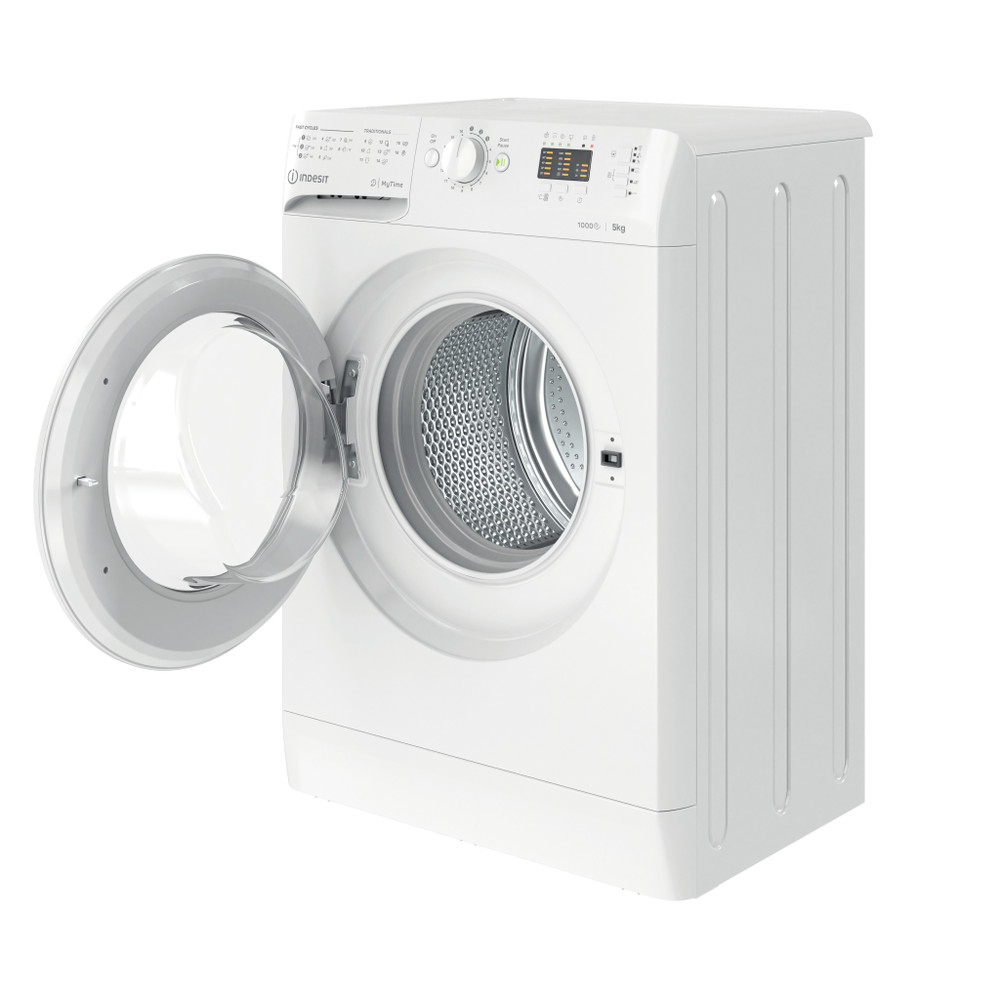 Indesit Стиральная машина Отдельно стоящий OMTWSA 51052 W EU Белый Front loader A++ Perspective open