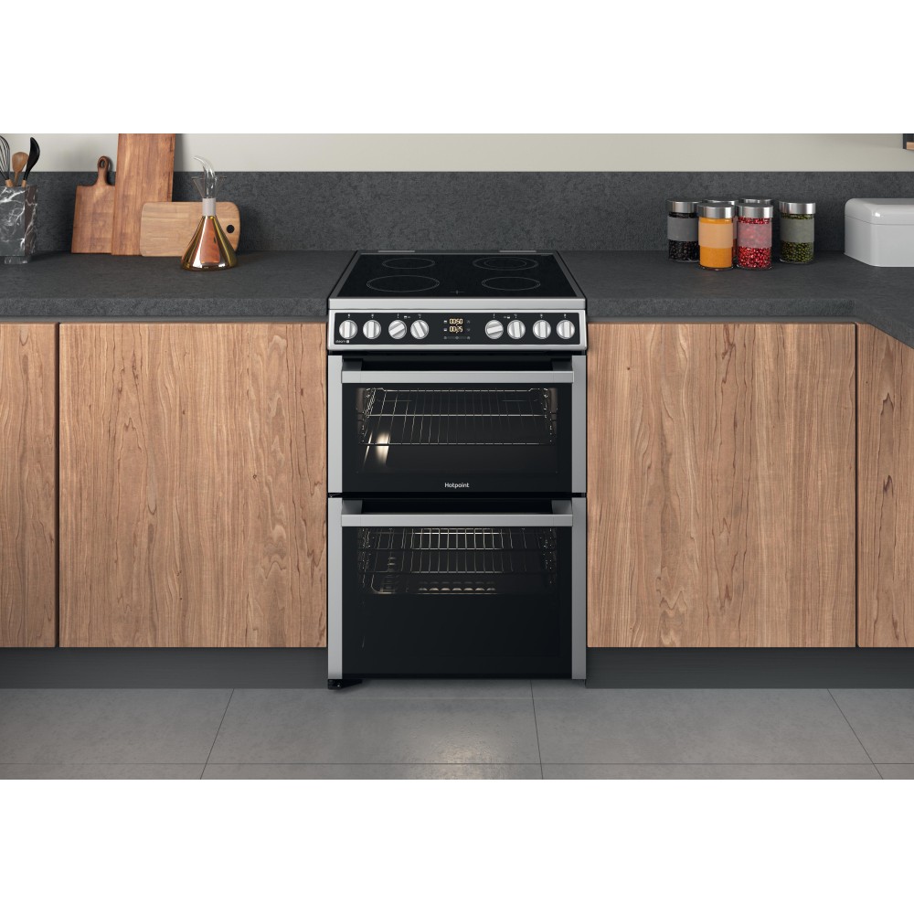 Hotpoint Double Cooker HDM67V8D2CX UK Hotpoint IE