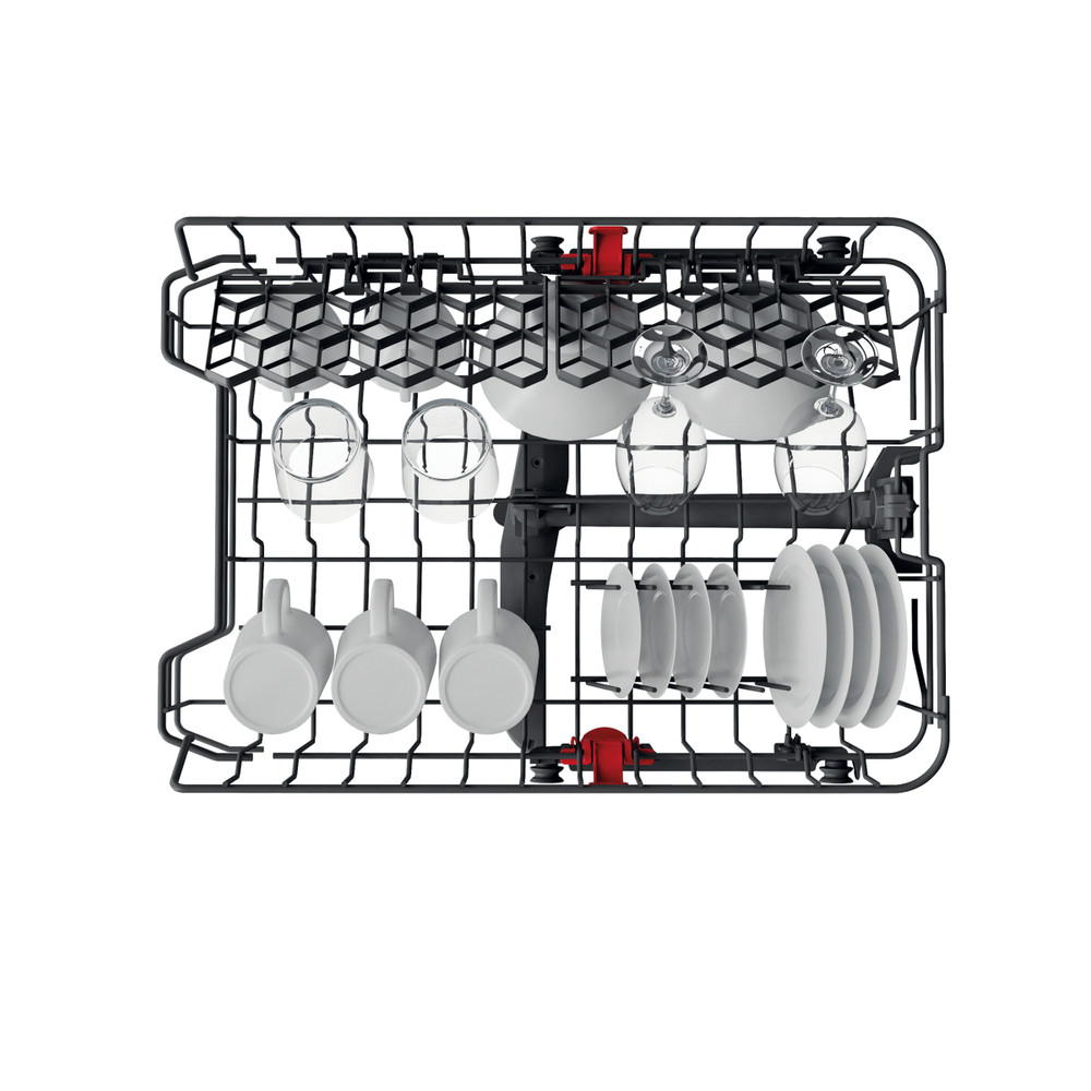 Whirlpool Dishwasher Freestanding WSFE 2B19 X UK N Freestanding F Rack