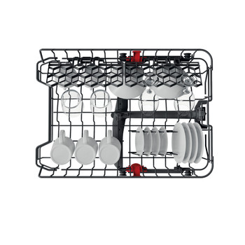 Whirlpool Dishwasher Freestanding WSFE 2B19 X UK N Freestanding F Rack