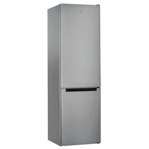 Indesit Kombinacija hladnjaka/zamrzivača Samostojeći LI9 S2E S Srebrna 2 doors Perspective