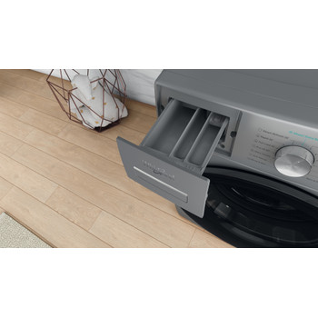 Whirlpool Perilica za rublje Samostojeći W6 W945SB EE Srebrna Prednje punjenje B Drawer