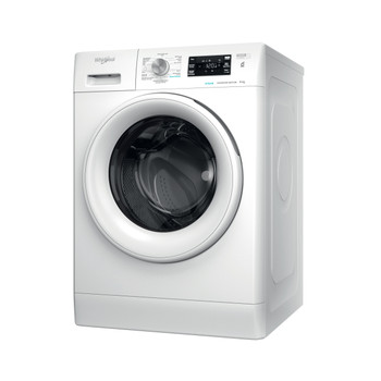 Whirlpool Wasmachine Vrijstaand FFB 8469E WV BE Wit Voorlader A Perspective
