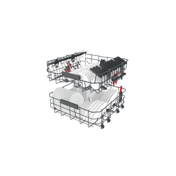 Whirlpool Myčka nádobí Volně stojící W3F D634 Volně stojící D Technical Translucent