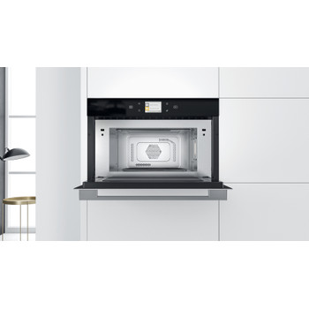 Whirlpool Microunde Încorporabil W9 MD260 IXL Stainless steel Electronic 31 MW combinat 1000 Lifestyle frontal open