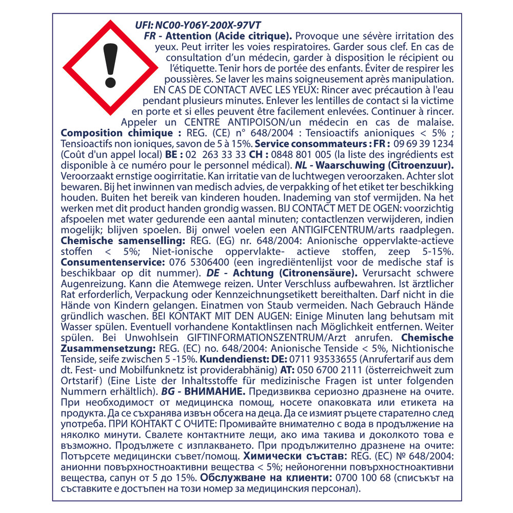 Indesit WASHING DES131 Back / Lateral