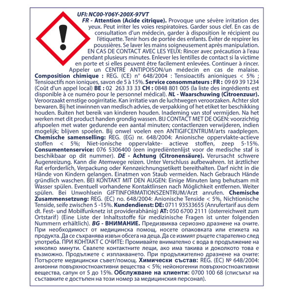 Indesit WASHING DES131 Back / Lateral