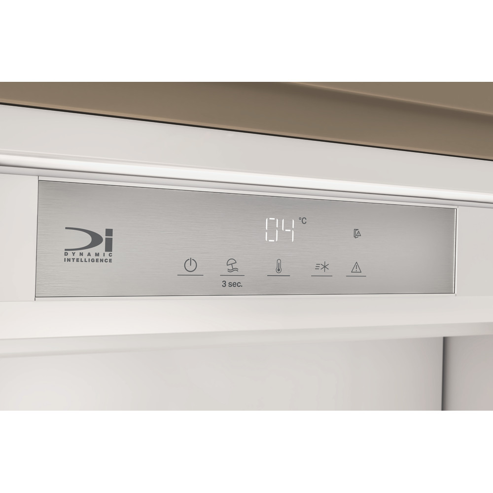 Bauknecht Koelkast Inbouw BKSD184013C1 Staal Control panel