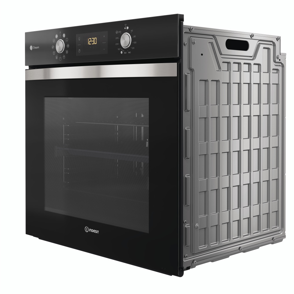 Indesit Духовой шкаф Встроенная IFWS 4841 JH BL Электрическая A+ Perspective