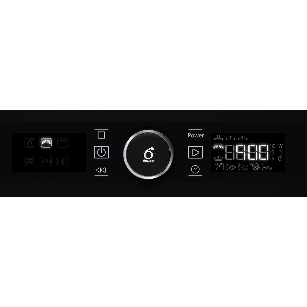 Whirlpool Мікрохвильова піч Вбудований (-а) AMW 731/NB Чорний Електронне 31 Мікрохвильова піч з функцією гриль 1000 Control panel