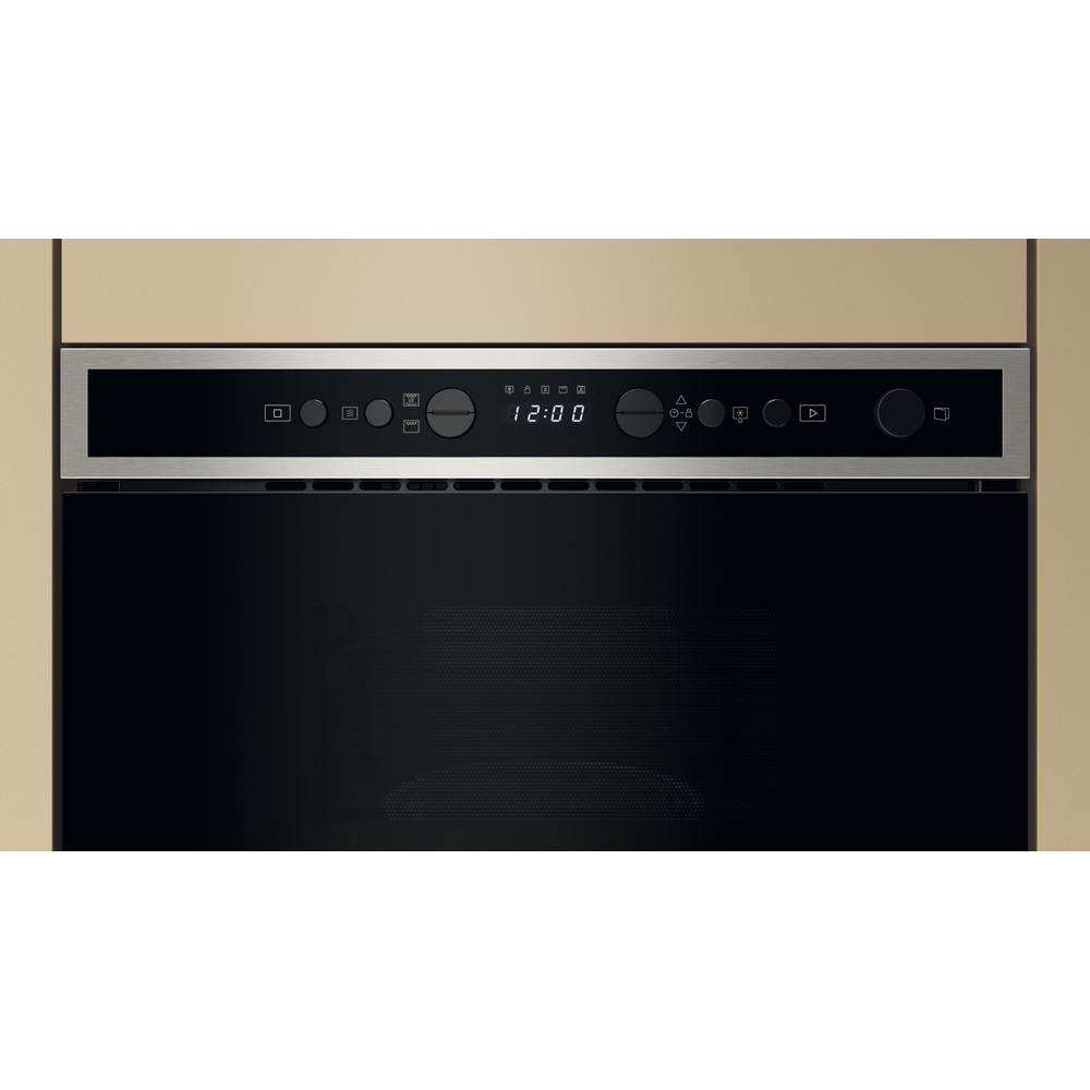 Whirlpool Micro-ondas Encastre WMN4I4BX Aço inoxidável Eletrónico 22 MO + Função Grill 750 Control panel