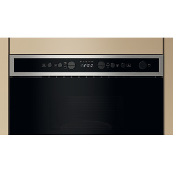 Whirlpool Micro-ondas Encastre WMN4I4BX Aço inoxidável Eletrónico 22 MO + Função Grill 750 Control panel
