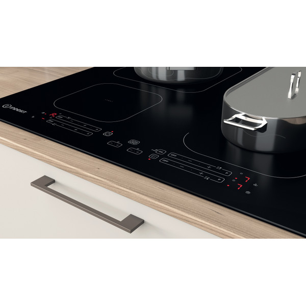 Indesit Варильна поверхня IB 65B60 NE Чорний Induction vitroceramic Lifestyle control panel