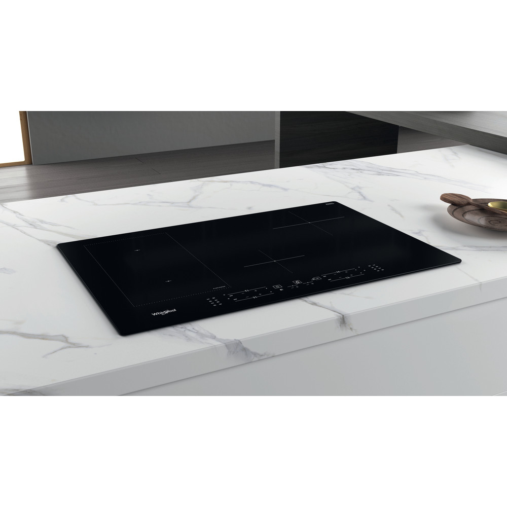 Whirlpool Kookplaat WL B2977 NE Zwart Induction vitroceramic Lifestyle perspective