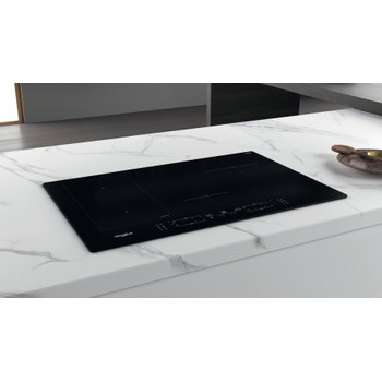 Whirlpool Kookplaat WL B2977 NE Zwart Induction vitroceramic Lifestyle perspective
