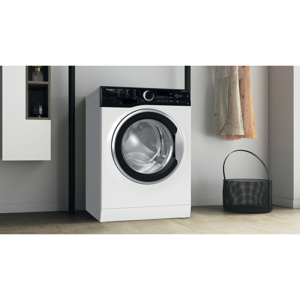 Whirlpool Práčka Voľne stojace WRBSB 6249 S EU Biela Spredu plnená C Lifestyle perspective