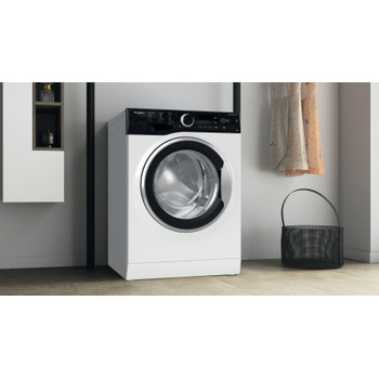 Whirlpool Práčka Voľne stojace WRBSB 6249 S EU Biela Spredu plnená C Lifestyle perspective