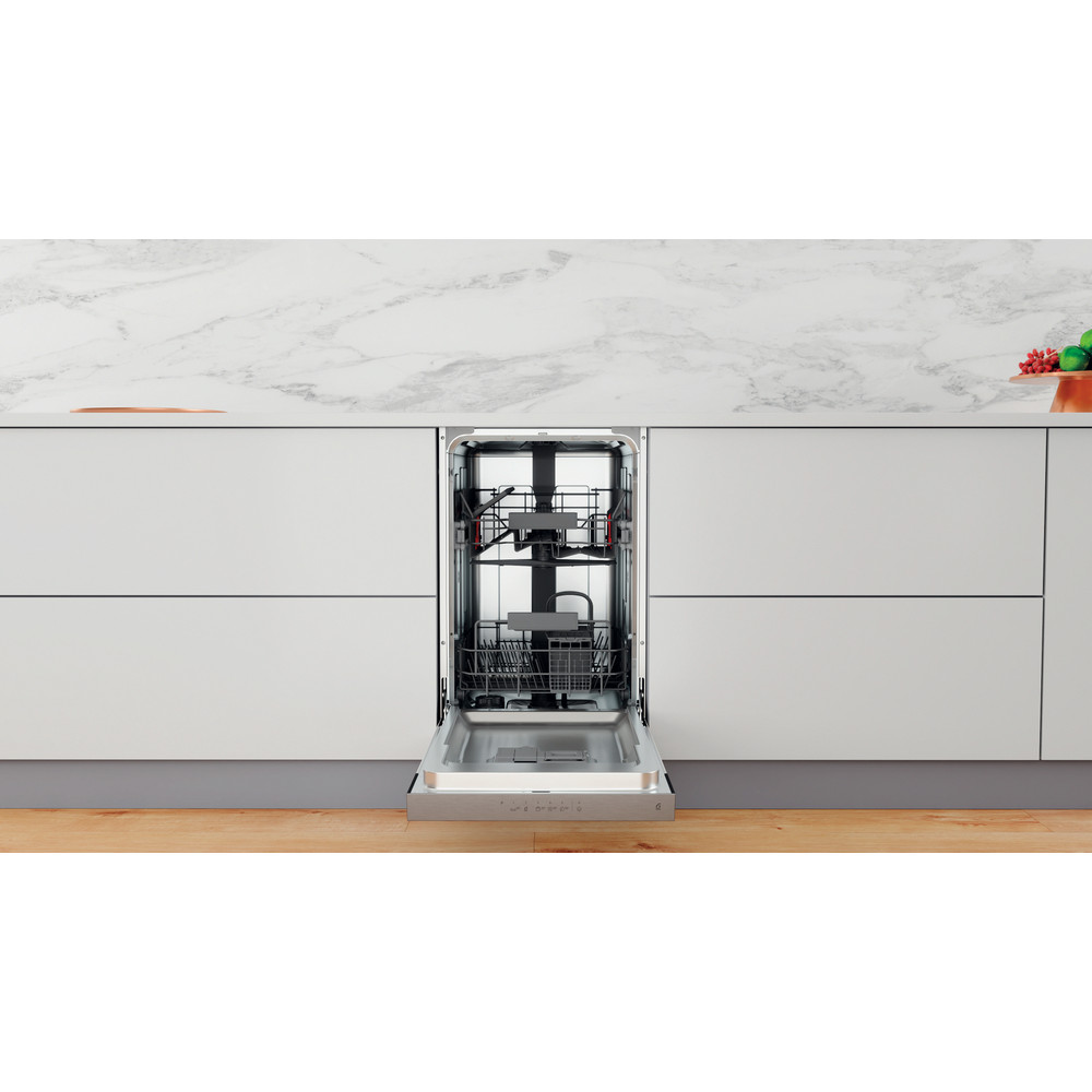 Whirlpool Mosogatógép Beépíthető WSBC 3M27  X Half-integrated E Lifestyle frontal open