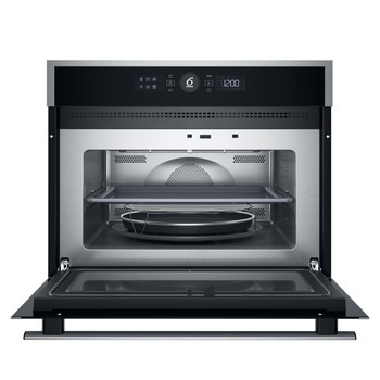 Whirlpool Mikrovågsugn Inbyggda WMW47HMX Inox Elektronisk 40 MW-kombi 900 Frontal open