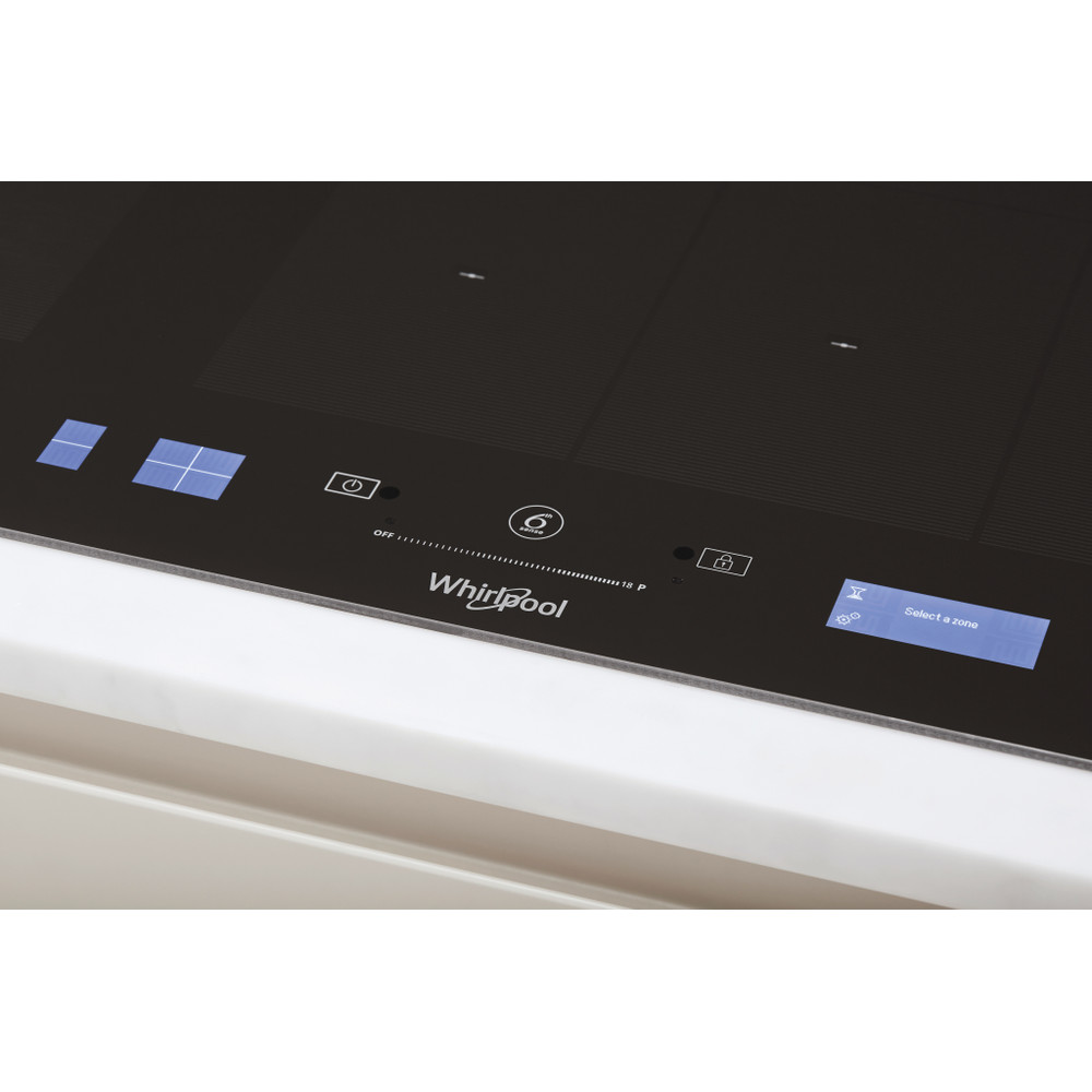 Whirlpool Placa SMP 9010 C/NE/IXL Preto Induction vitroceramic Lifestyle control panel