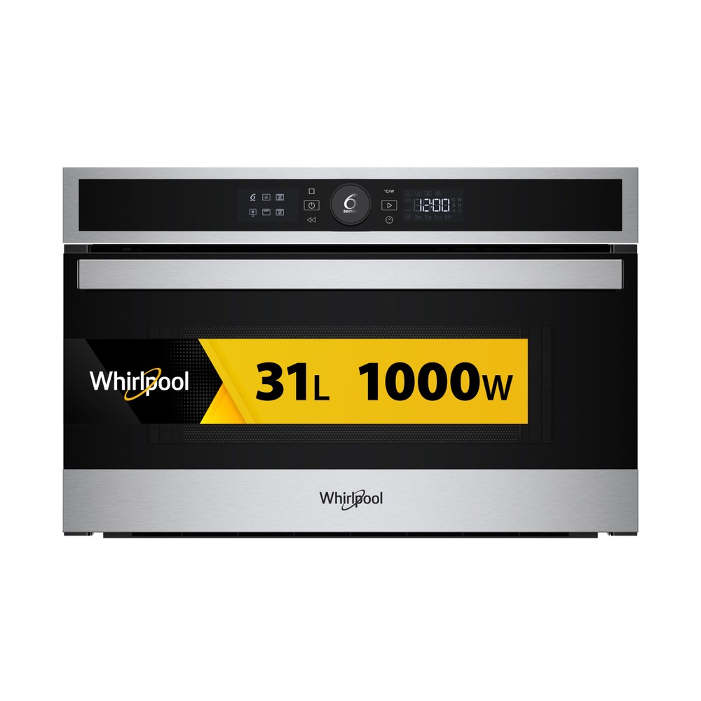 Whirlpool Мікрохвильова піч Вбудований (-а) WMD4I4MX Нержавіюча сталь Електронне 31 Мікрохвильова піч з функцією гриль 1000 Frontal