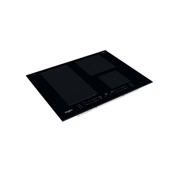 Whirlpool Kookplaat WF S9365 BF/IXL Zwart Induction vitroceramic Perspective
