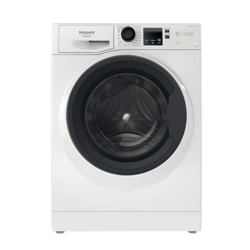 Hotpoint_Ariston Lave-linge Pose-libre PNS825CFR Blanc Lave-linge frontal B Frontal