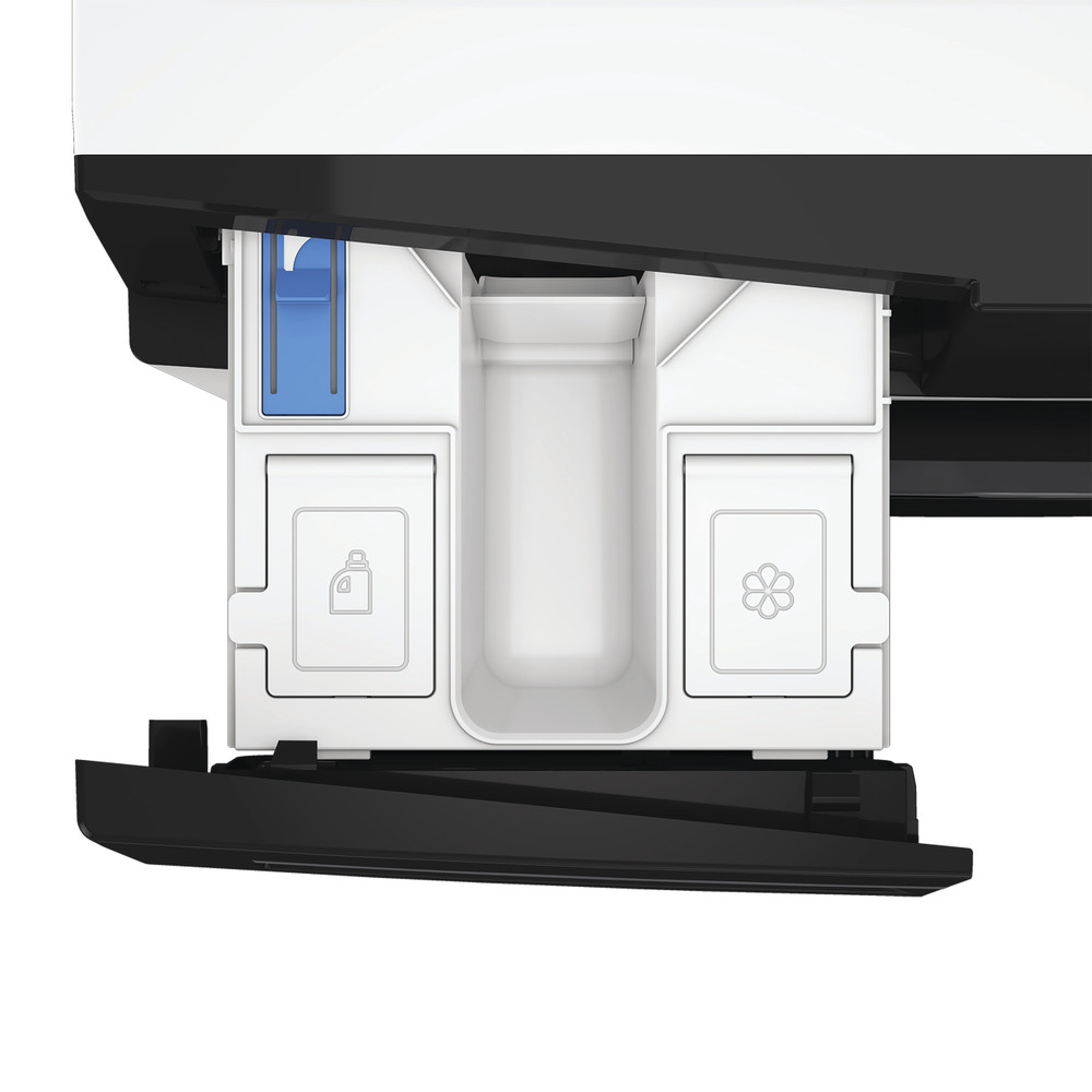 Whirlpool Wasmachine Vrijstaand WPM 011W ADS BE Wit Voorlader A Drawer