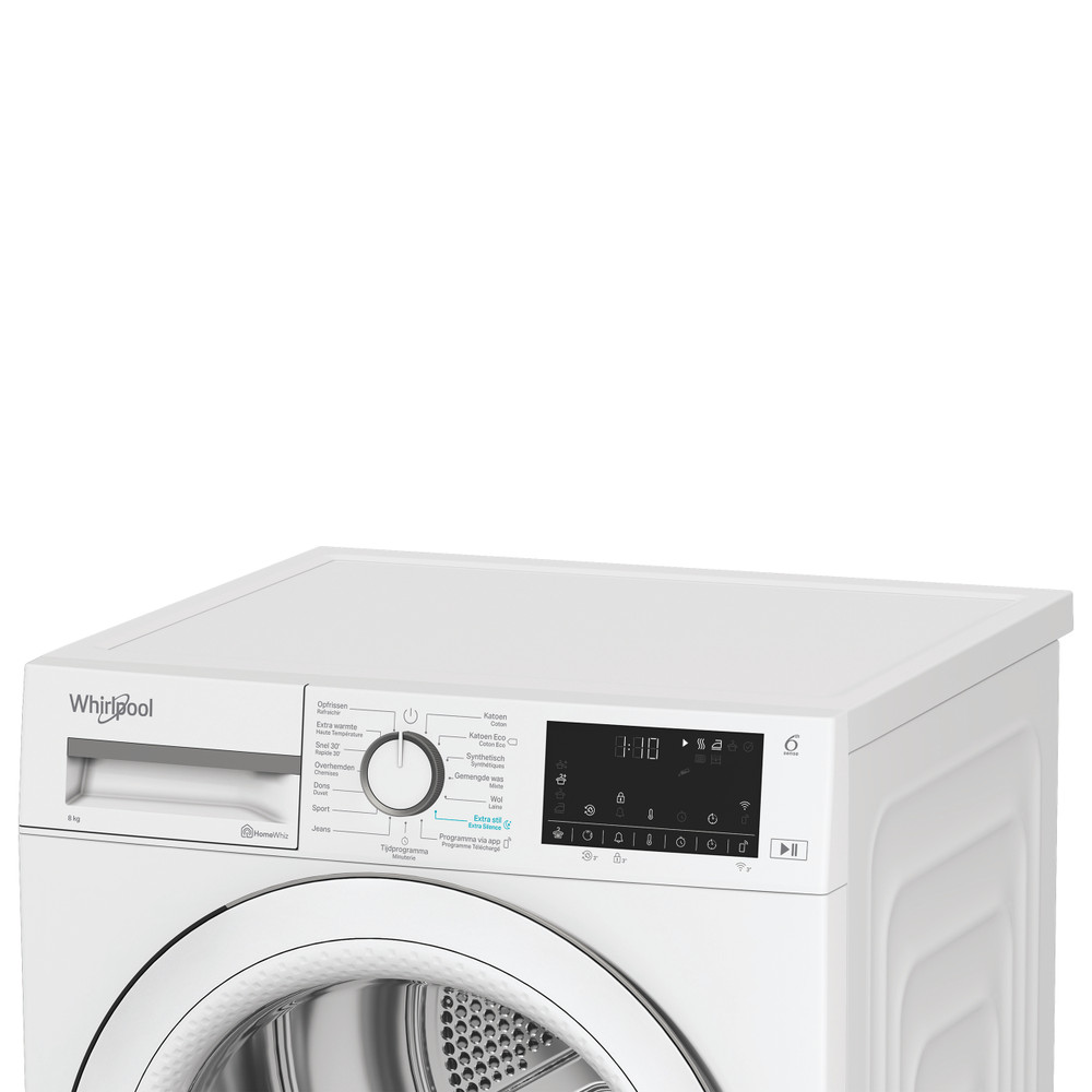 Whirlpool Sèche-linge C WD 84M WWS BE Blanc Lifestyle control panel
