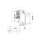 Whirlpool Astianpesukone Kalusteisiin sijoitettava WDSG 3T223 P Työtason alle E Frontal
