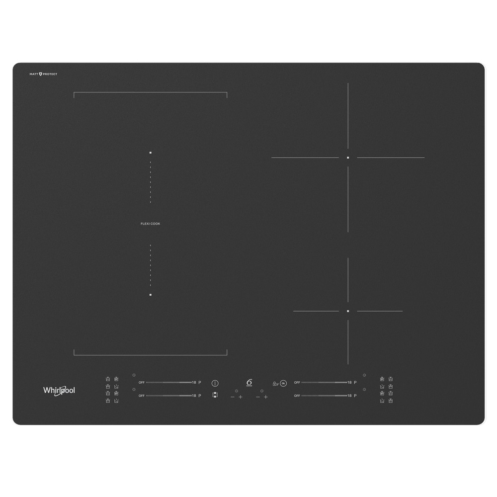 Whirlpool Варильна поверхня WL S7965 NE BM Чорний Induction vitroceramic Frontal top down
