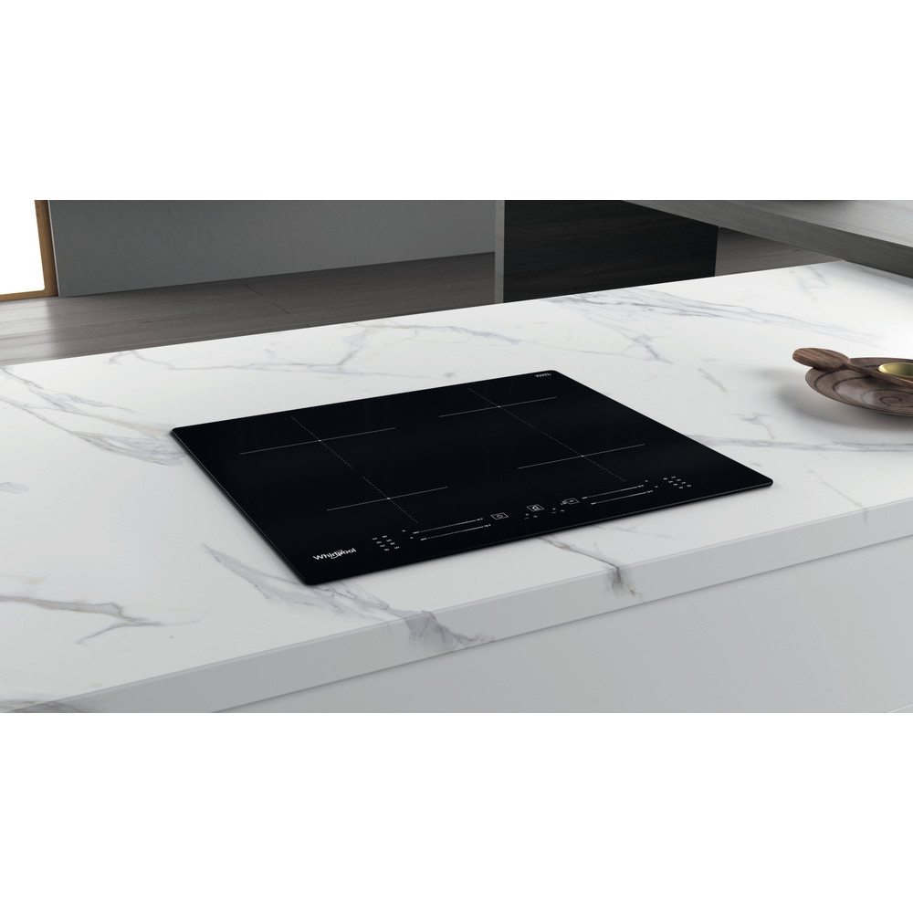 Whirlpool Варильна поверхня WS S4060 BF Чорний Induction vitroceramic Lifestyle perspective