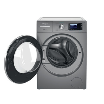 Whirlpool Washing machine Freestanding W8 09ADS SILENCE UK Silver Front loader A Frontal open