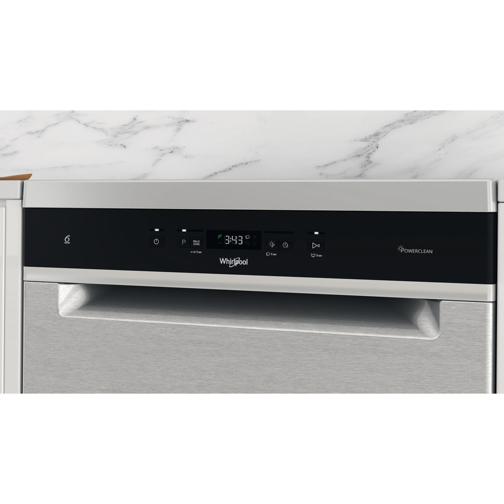 Whirlpool Vaatwasser Vrijstaand WH6FA14BN7A0X Vrijstaand A Control panel