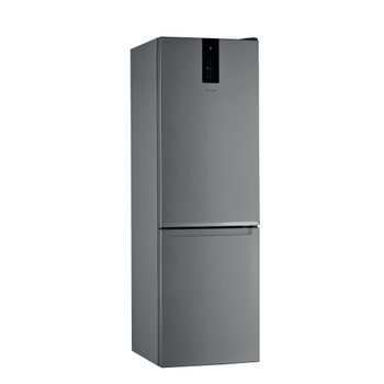 Whirlpool Hűtő/fagyasztó kombináció Szabadonálló W9M 841A OX Optic Inox 2 doors Perspective