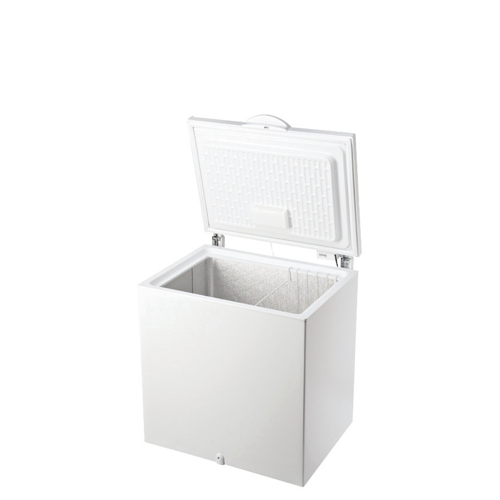 Indesit Freezer Free-standing OS 2A 200 H2 1 White Perspective open