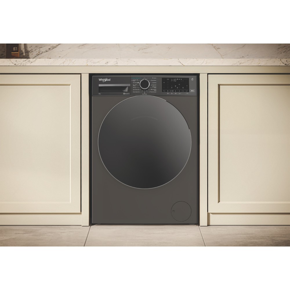 Whirlpool Maşină de spălat rufe Independent WAM 86GBC EE Manhattan Grey Încărcare frontală A Lifestyle frontal