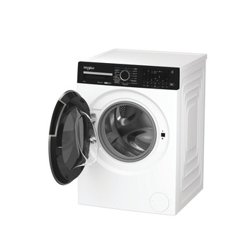 Whirlpool Lavadora secadora Libre instalación WPD 2836W ADS SPT Blanco Cargador frontal Perspective open