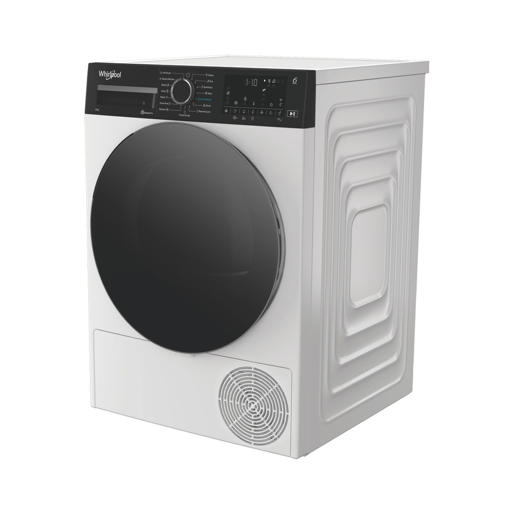 Whirlpool Szárító WP A9X WBS EE Fehér Perspective