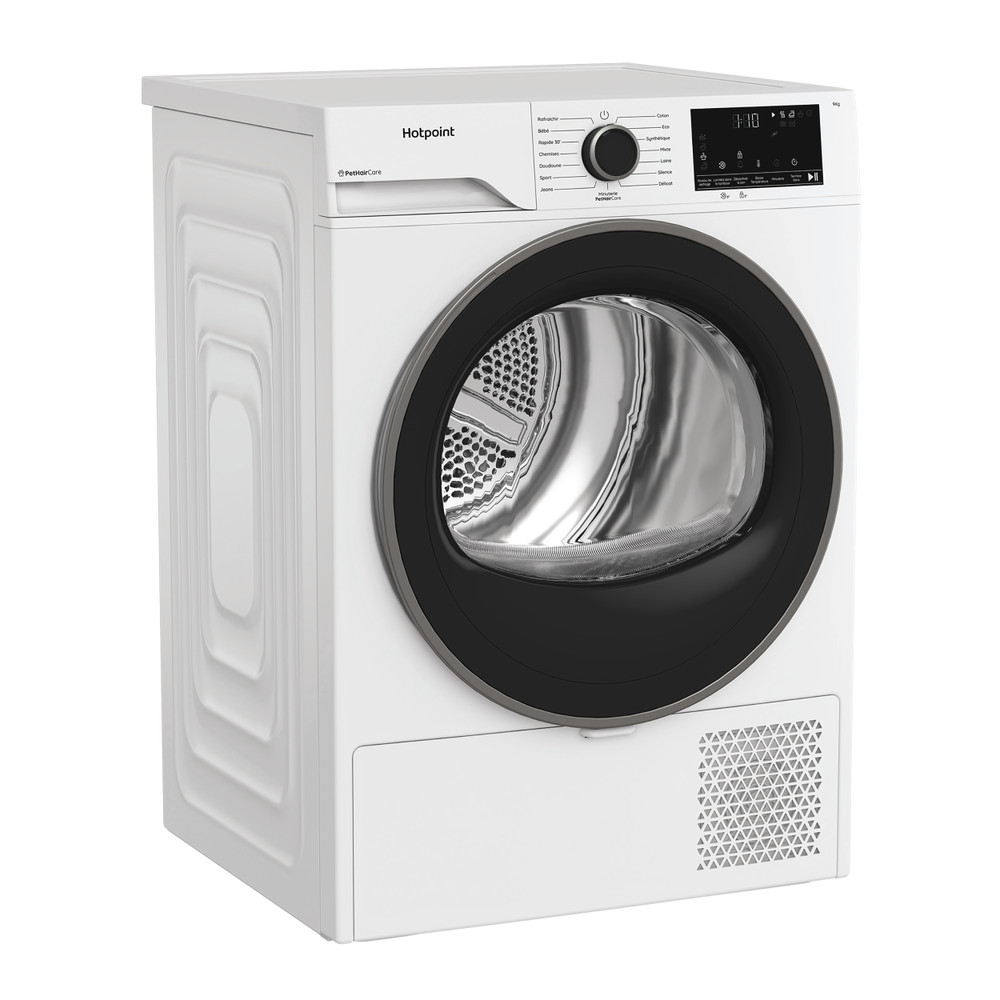Hotpoint Sèche-linge C HD 94M WBS FR X Blanc Perspective