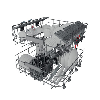 Whirlpool Mosogatógép Beépíthető WIO 3C33 E 6.5 Full-integrated D Technical Translucent