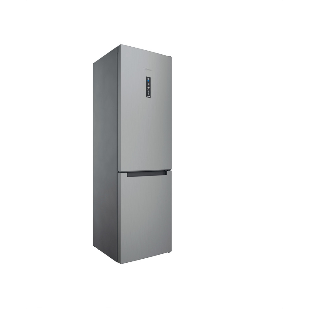 Indesit Hűtő/fagyasztó kombináció Szabadonálló INFC9 TT33X Inox 2 doors Perspective