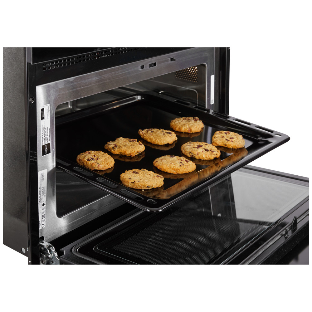 Whirlpool Microondas Encastre W9 MW261 IXL Acero inoxidable Electrónico 40 MW-Combi 900 Lifestyle perspective open