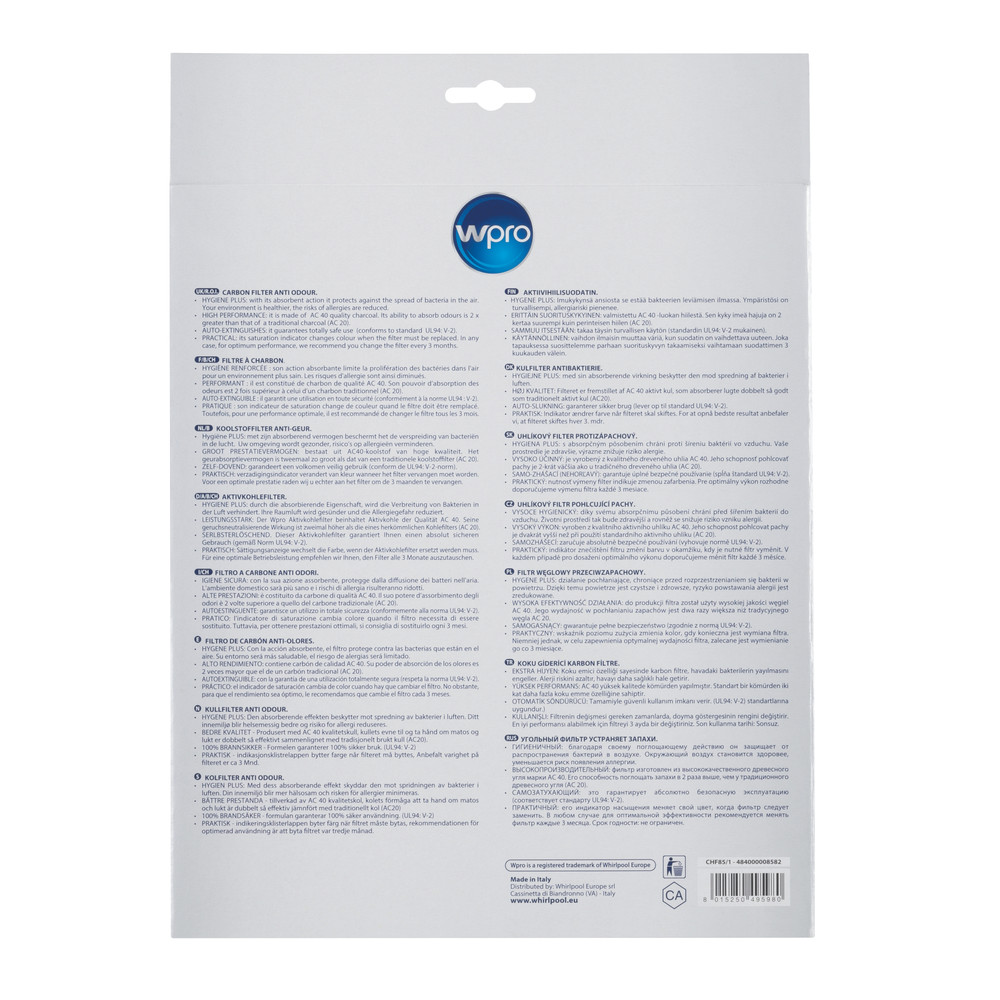 Indesit HOOD CHF85/1 Back / Lateral