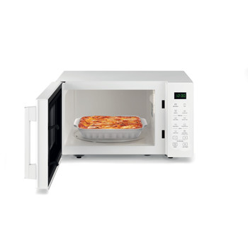 Whirlpool Microondas Libre instalación MWP 254 W Blanco Electrónico 25 MW + Función Grill 900 Frontal open