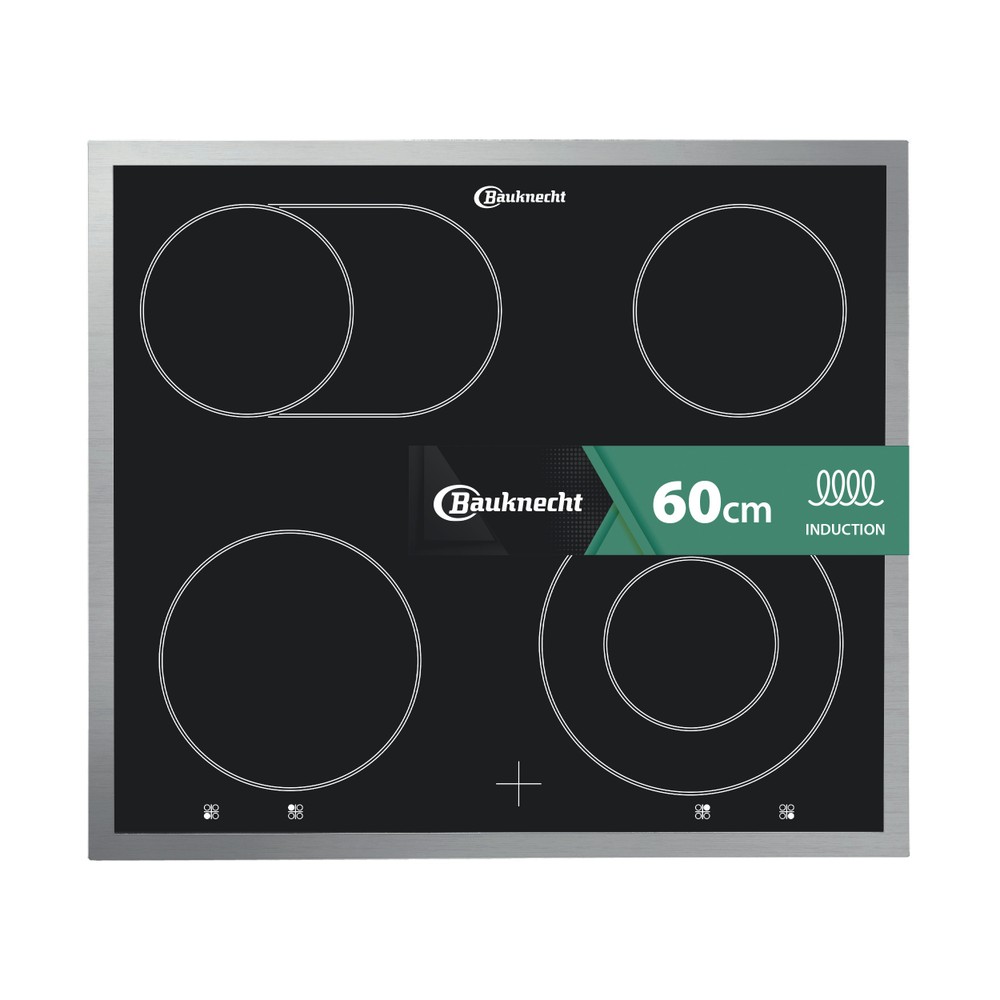 Bauknecht Piano cottura CHR 6642 IN Nero Radiant vitroceramic Frontal