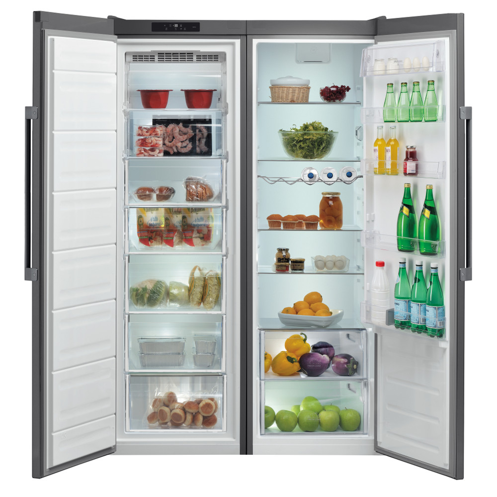 Hotpoint Freezer Free-standing UH8 F2C G UK Graphite Frontal open